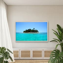 Quadro Decorativo Ilha Mar Azul - Paisagem