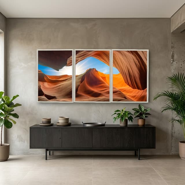 Kit 3 Quadros Decorativos Antelope
