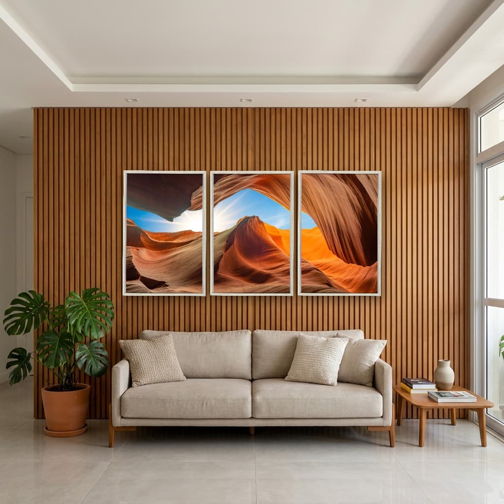 Kit 3 Quadros Decorativos Antelope