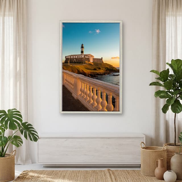 Quadro Decorativo Farol da Barra Bahia - Paisagem