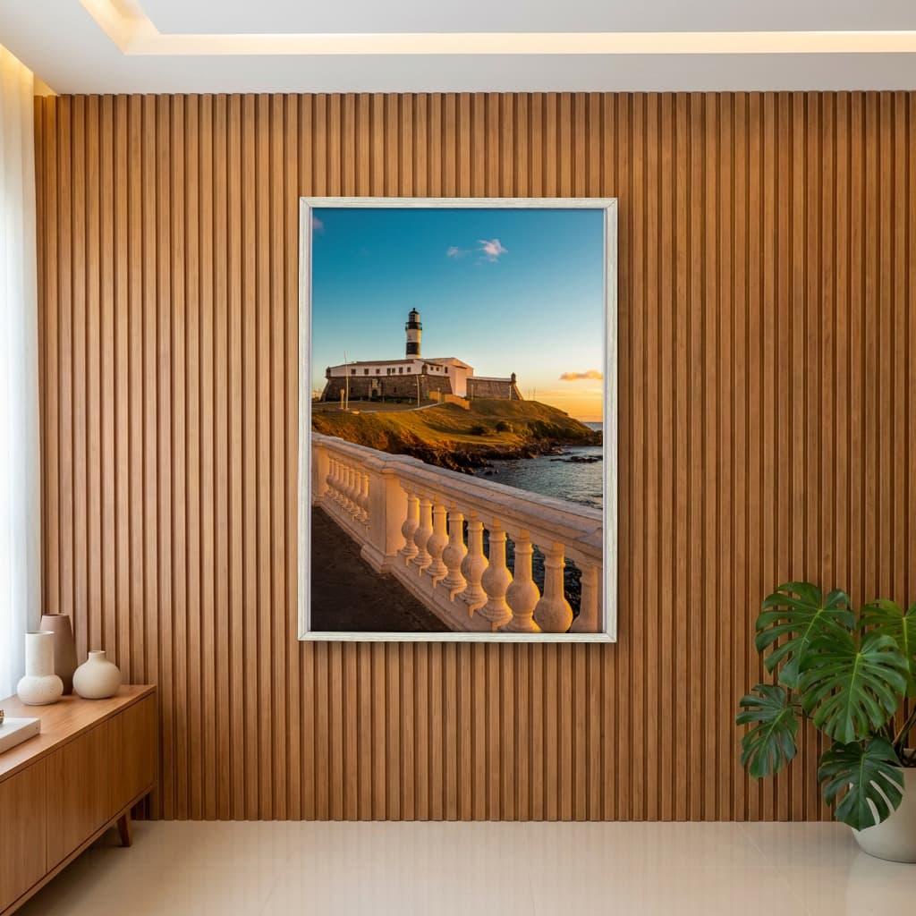Quadro Decorativo Farol da Barra Bahia - Paisagem
