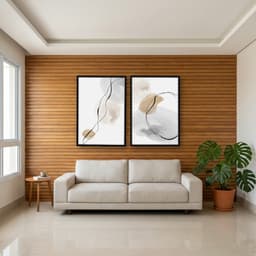 Conjunto 2 Quadros Decorativos Minimalistas