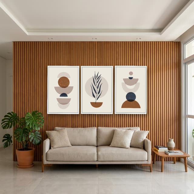 Kit 3 Quadros Decorativos Boho