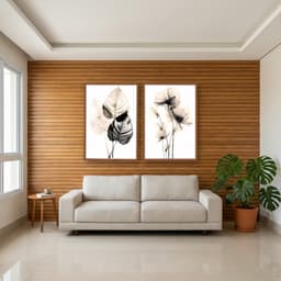 Duo de Quadros Decorativos Minimalistas