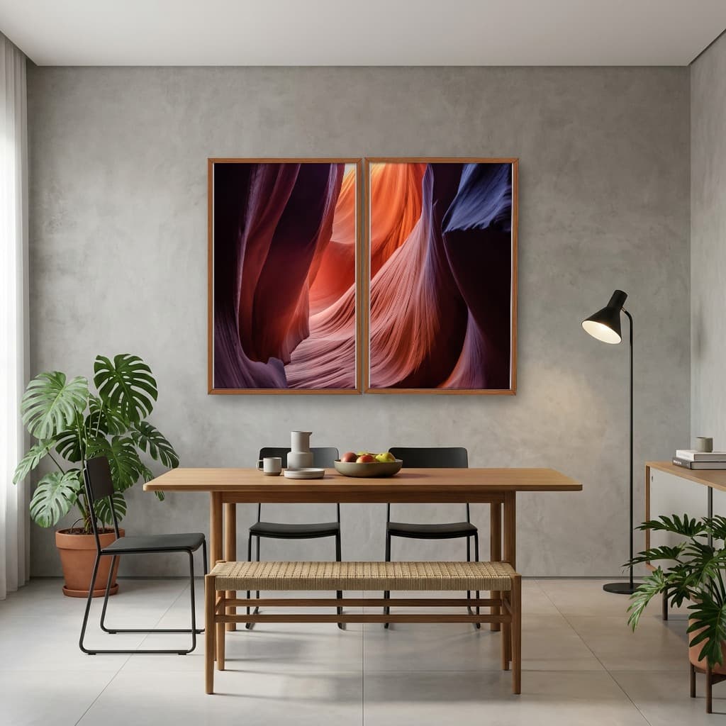Duo de Quadros Decorativos Antelope