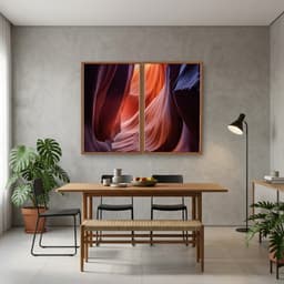Duo de Quadros Decorativos Antelope