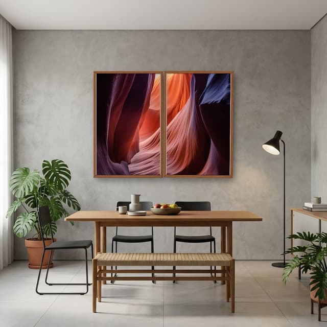Duo de Quadros Decorativos Antelope