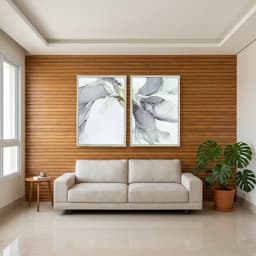 Duo de Quadros Decorativos Mármore