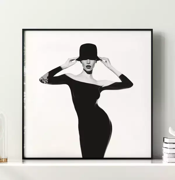 Quadro Decorativo Quadrado Dancing on The Shadows