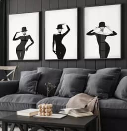 Kit Quadro Decorativo Dancing On The Shadows