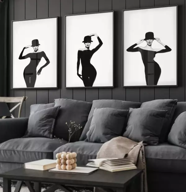 Kit Quadro Decorativo Dancing On The Shadows