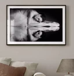 Quadro Decorativo Bailarina Alongamento No Chao Pb