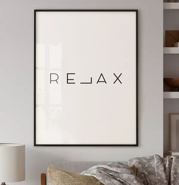 Quadro Decorativo Retangular Relax