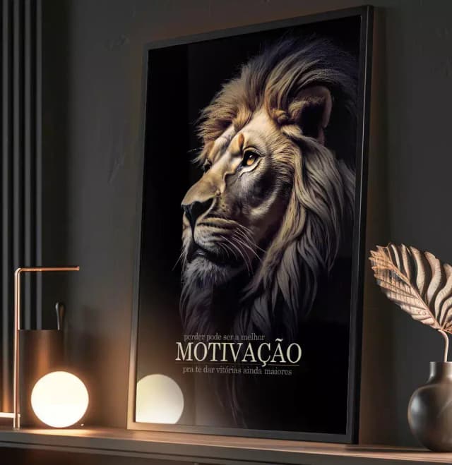 Quadro Decorativo Perder Pode Ser a Melhor Motivação