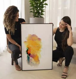 Quadro Decorativo A Persistência é Amiga da Conquista