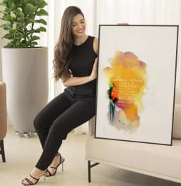 Quadro Decorativo A Persistência é Amiga da Conquista