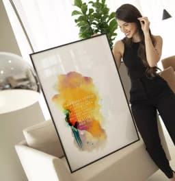 Quadro Decorativo A Persistência é Amiga da Conquista