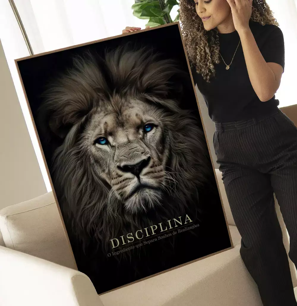 Quadro Decorativo Disciplina o Ingrediente