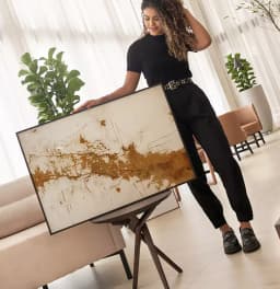 Quadro Decorativo Abstrato Plaster Art Brown Tint