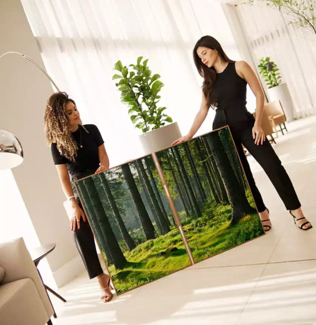 Kit Quadro Decorativo Green Forest