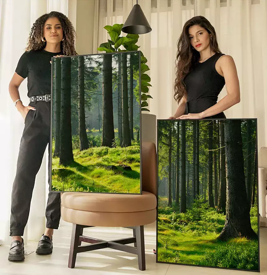 Kit Quadro Decorativo Green Forest