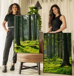 Kit Quadro Decorativo Green Forest