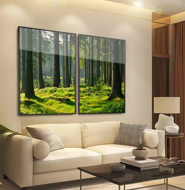 Kit Quadro Decorativo Green Forest