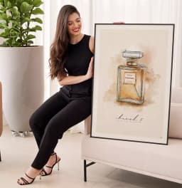 Quadro Decorativo Perfume Coco Chanel N5