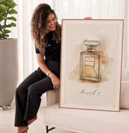 Quadro Decorativo Perfume Coco Chanel N5