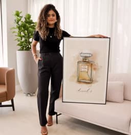 Quadro Decorativo Perfume Coco Chanel N5
