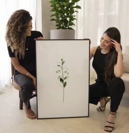 Quadro Decorativo Botanical Green Plant Minimalist