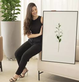 Quadro Decorativo Botanical Green Plant Minimalist