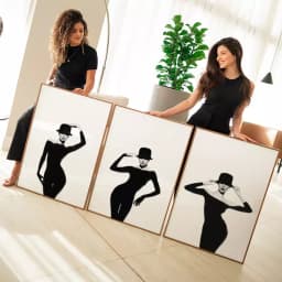 Kit Quadro Decorativo Dancing On The Shadows