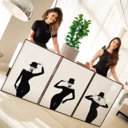 Kit Quadro Decorativo Dancing On The Shadows