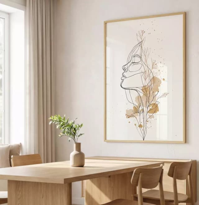 Quadro Decorativo A Mulher que Nasce das Flores