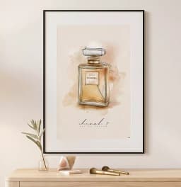 Quadro Decorativo Perfume Coco Chanel N5