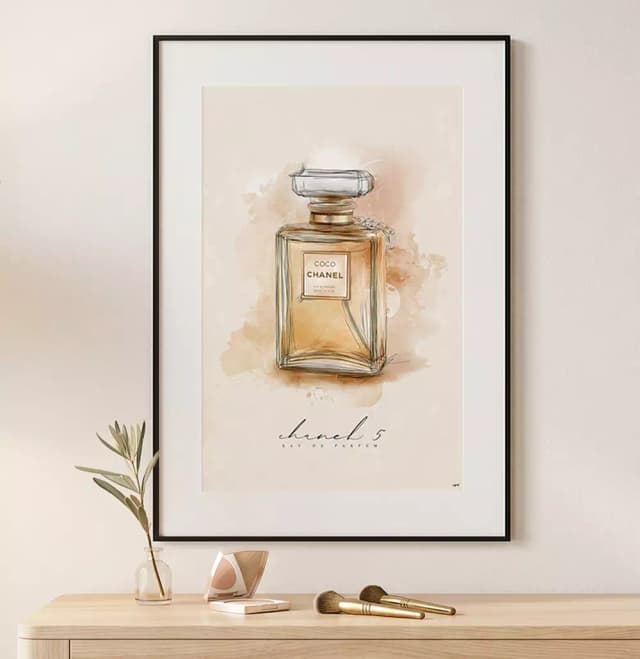 Quadro Decorativo Perfume Coco Chanel N5