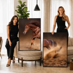 Kit Quadros Decorativos Cavalo