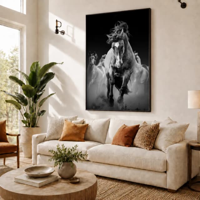 Quadro Decorativos à Frente da Manada