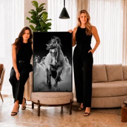 Quadro Decorativos à Frente da Manada
