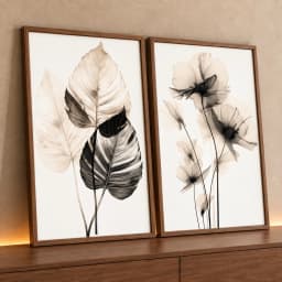 Duo de Quadros Decorativos Minimalistas