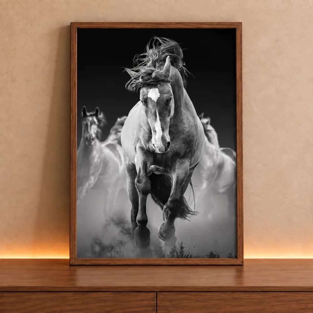 Quadro Decorativos à Frente da Manada