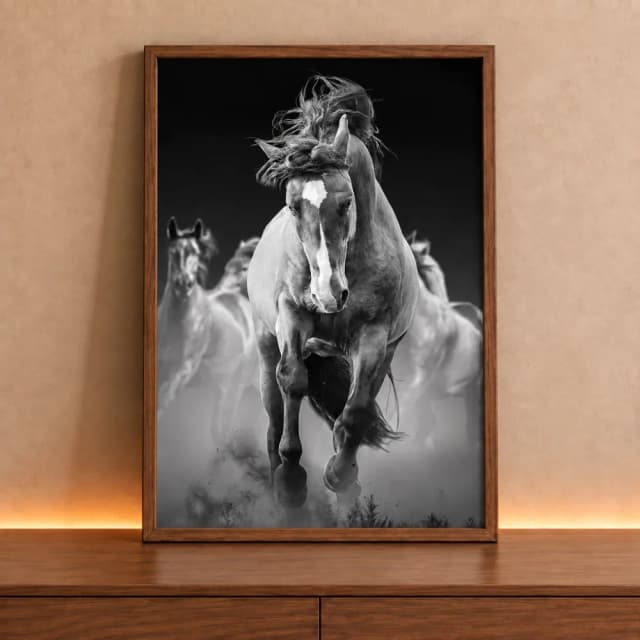 Quadro Decorativos à Frente da Manada