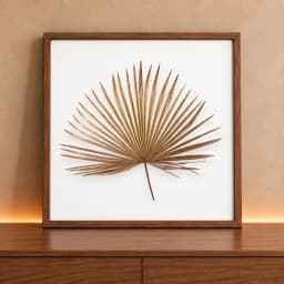 Quadro Decorativo Floral Botanical Rosé Palm Minimalist