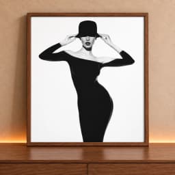 Quadro Decorativo Quadrado Dancing on The Shadows