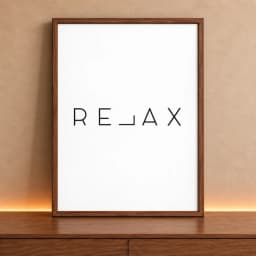 Quadro Decorativo Retangular Relax