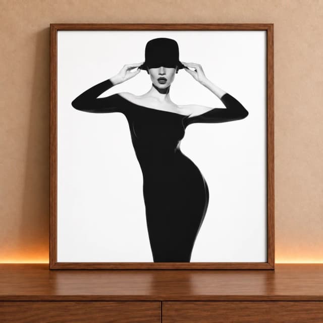 Quadro Decorativo Quadrado Dancing on The Shadows